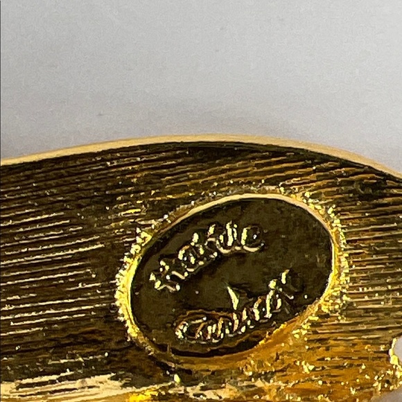 Vintage Hattie Carnegie Cicada Trembler Brooch FLAW - Picture 8 of 8